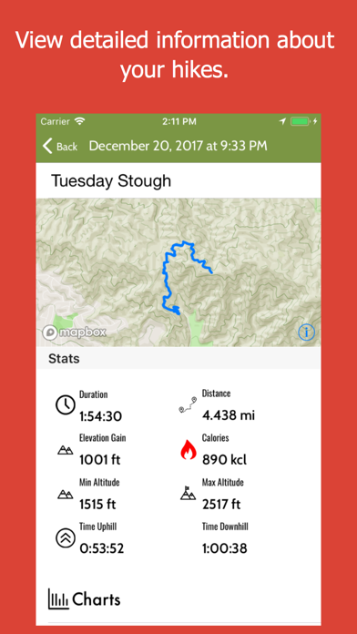 Peaks: Hiking Workout Tracker screenshot 2