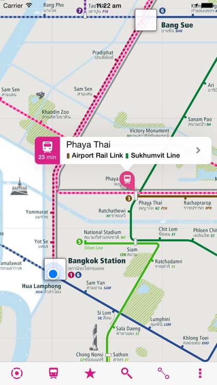 Bangkok Rail Map