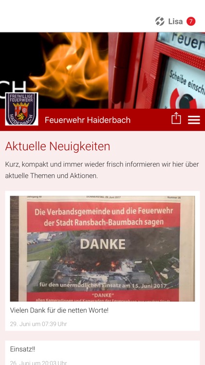 Feuerwehr Haiderbach