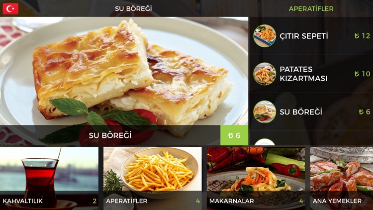 Mosyo Menu