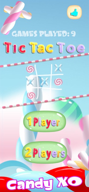 Tic Tac Toe ! Candy 2 Player(圖1)-速報App