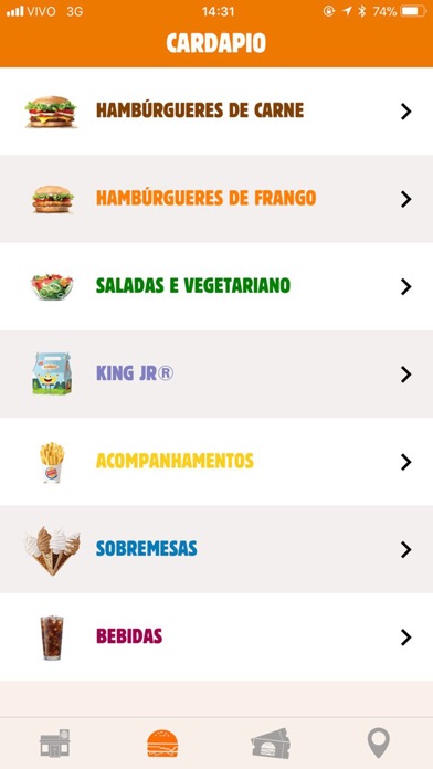 Burger King Brasil screenshot 2