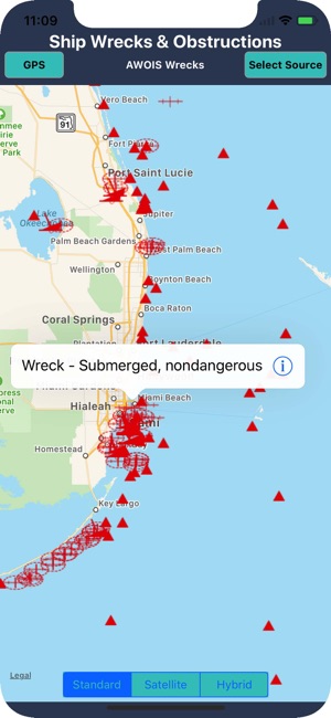 US Ships & Wreck Obstructions