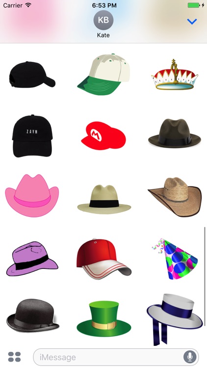 Hat Stickers+