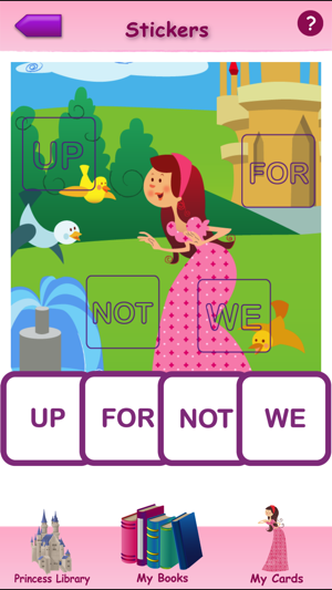 Princesses Learn Sight Words(圖2)-速報App