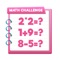 Math Challenge Games - is fun math well animated game where you should solve different math exercises for speed and time