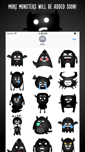 Cute Monsters - Funny and Creepy Stickers(圖2)-速報App