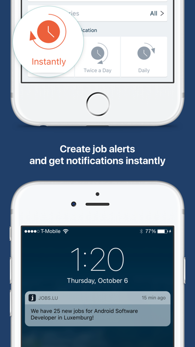 How to cancel & delete jobs.lu – Job Search App from iphone & ipad 4