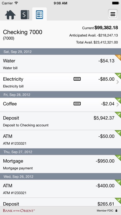 Bank Orient Business Mobile screenshot 4