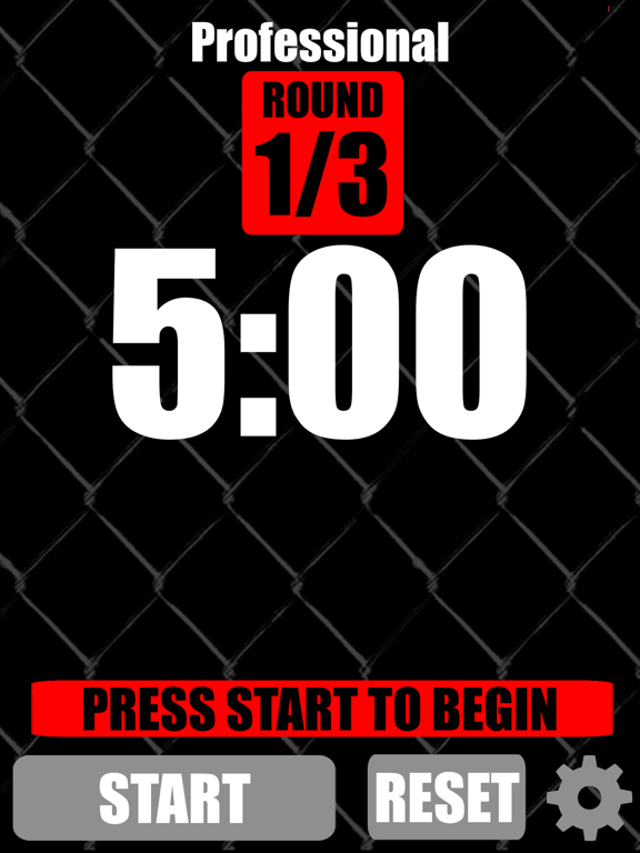 MMA Timer - Pro Mixed Martial Arts Round & Interval Timer screenshot