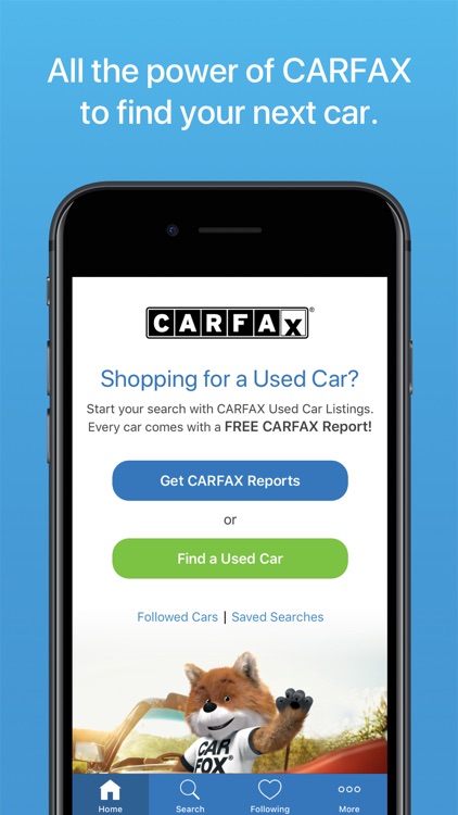 CARFAX Find Used Cars for Sale
