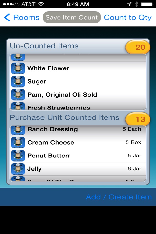 Chefsheet Mobile Inventory screenshot 2