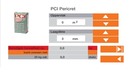 PCI Tegellijmsysteem screenshot 3