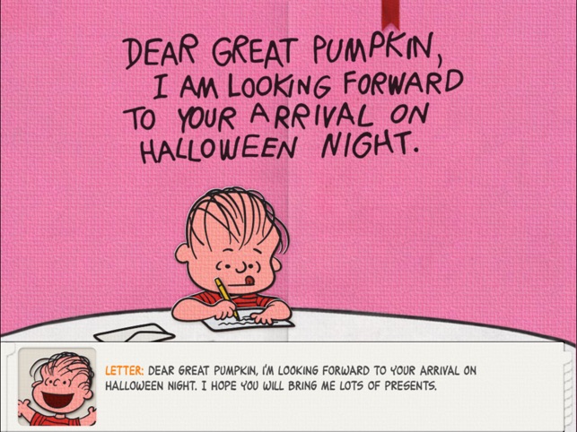 great pumpkin charlie brown on the app store