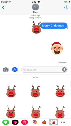 Christmasmoji Sticker Pack