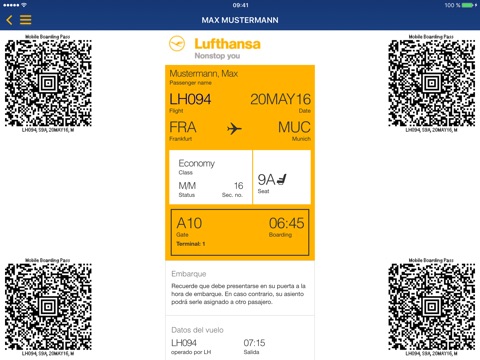 Lufthansa screenshot 3