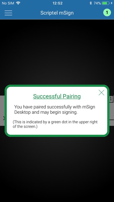 Scriptel mSign Mobile screenshot 2