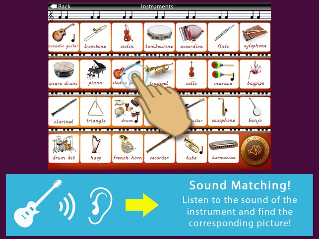 Musical Instruments - Montessori Learning for Kids(圖4)-速報App