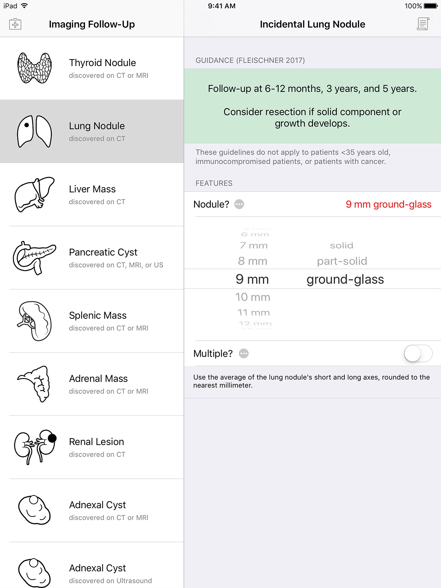 Followup Imaging Guide screenshot 4