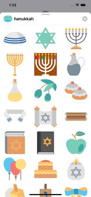 Hanukkah Chanukah Stickers(圖1)-速報App