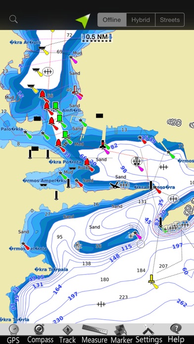 Greece GPS Nautical charts Screenshot 3