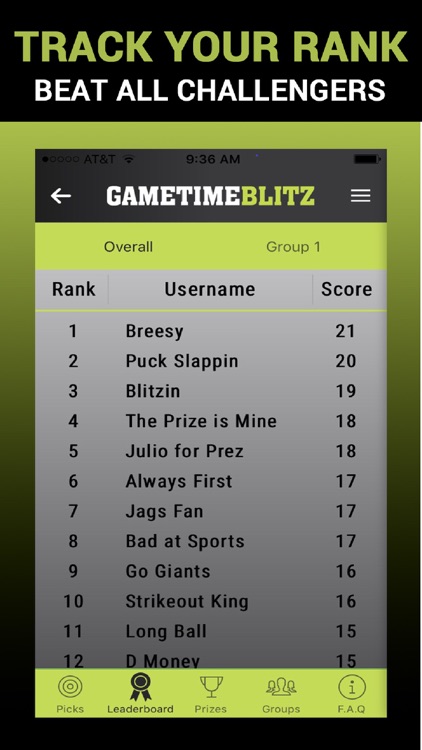 Gametime Blitz: Pick'em Game screenshot-3