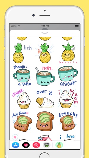 Comfort Food Stickers(圖3)-速報App