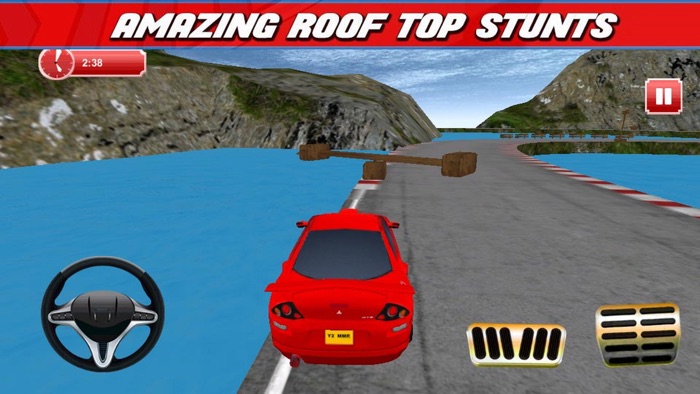 Stunts Red Car - Driving Maste