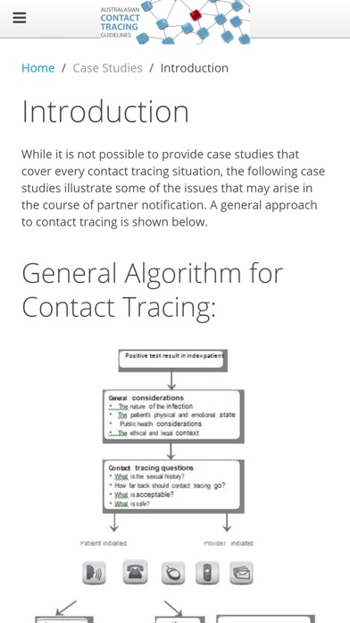 Contact Tracing Guidelines screenshot 3