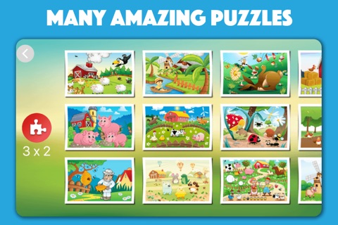 Farm Animal Jigsaw Puzzles for kids and toddlers screenshot 2