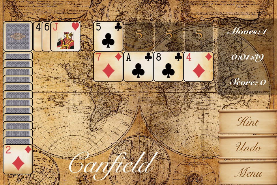 The Canfield Solitaire screenshot 2