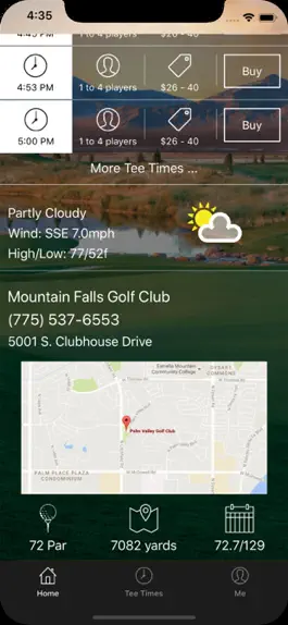 Game screenshot Mountain Falls Golf Tee Times apk