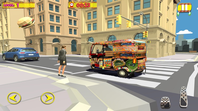 3 Wheeler City Taxi Tuk Tuk 3D