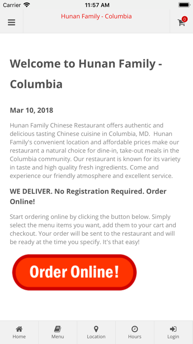 How to cancel & delete Hunan Family Columbia from iphone & ipad 1