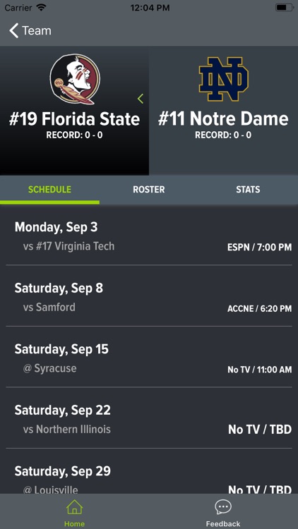 Notre Dame Football screenshot-7