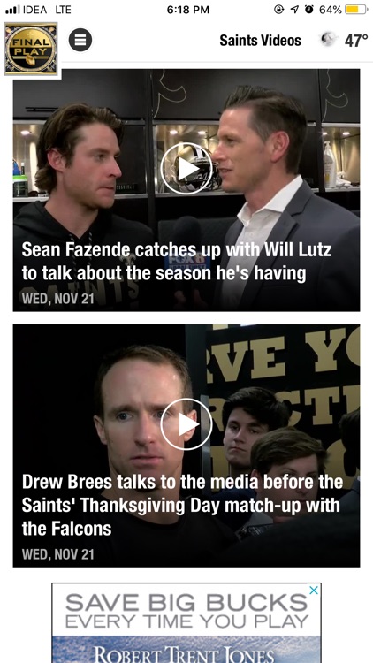 Final Play: Saints News
