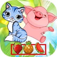 Activities of Matching Vocab Animals & Fruit