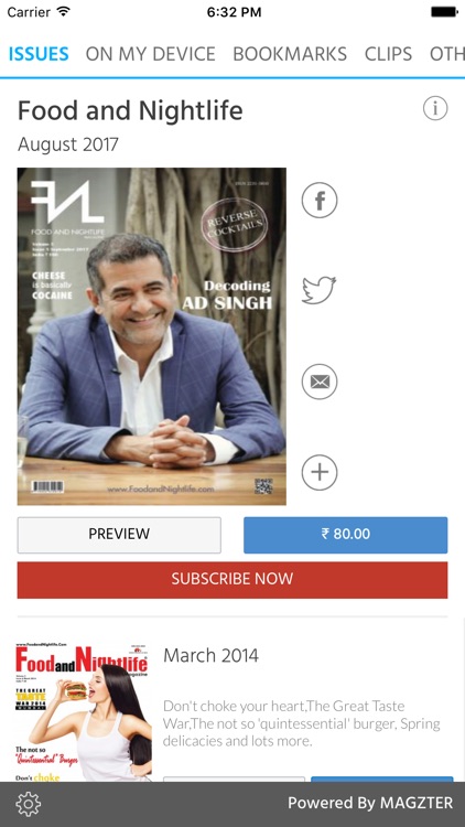 Food and Nightlife Magazine