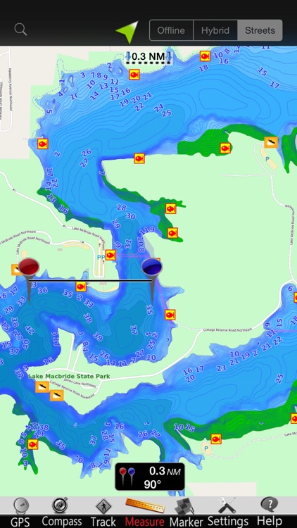 Macbride Lake Nautical Charts screenshot-3
