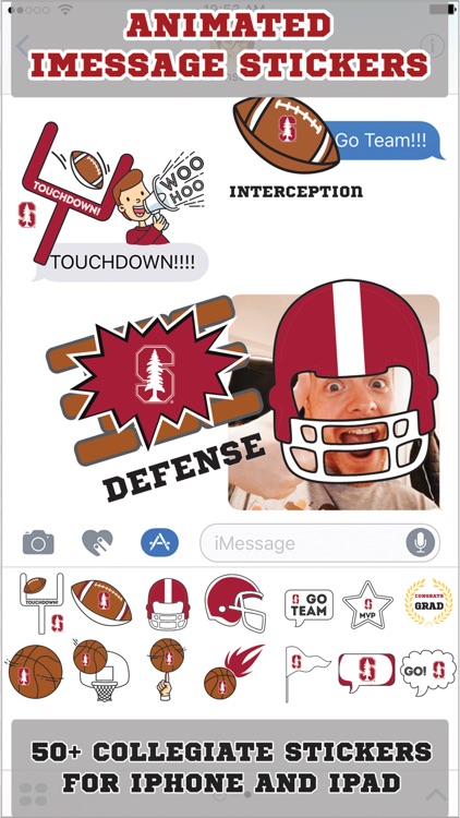 Stanford Cardinals Animated+Stickers