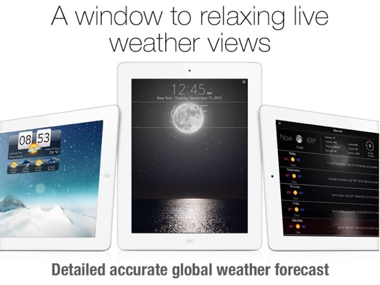 Living Weather HD free: National forecast with Animated background screenshot