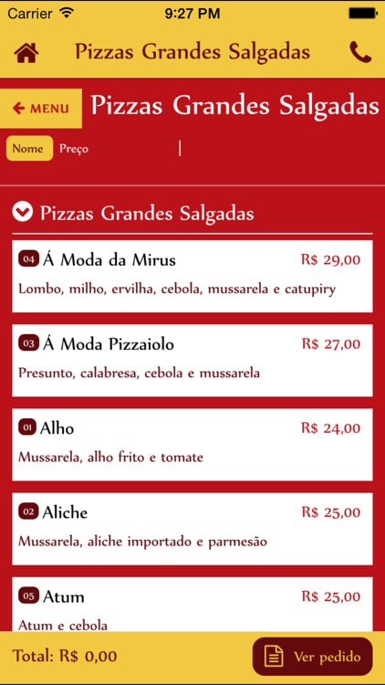 Mirus Pizzaria e Esfiharia