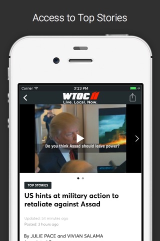 WTOC 11 News screenshot 2
