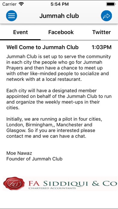 Jummah Club screenshot 2