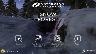 Snow Forest Benchmark screenshot 2