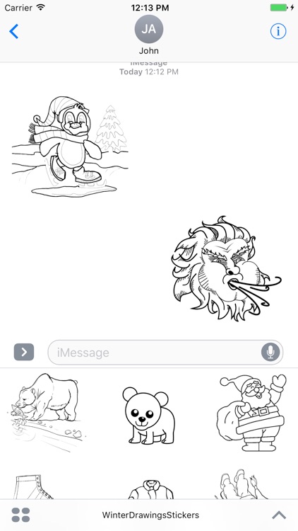 Winter Drawings Pack