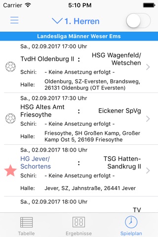 HG Jever/Schortens screenshot 2