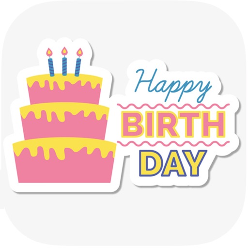 Birthday Stickers for Whatsapp Icon