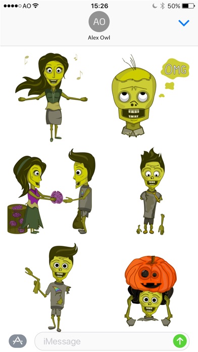 NiceZombies: Animated Stickers screenshot 4