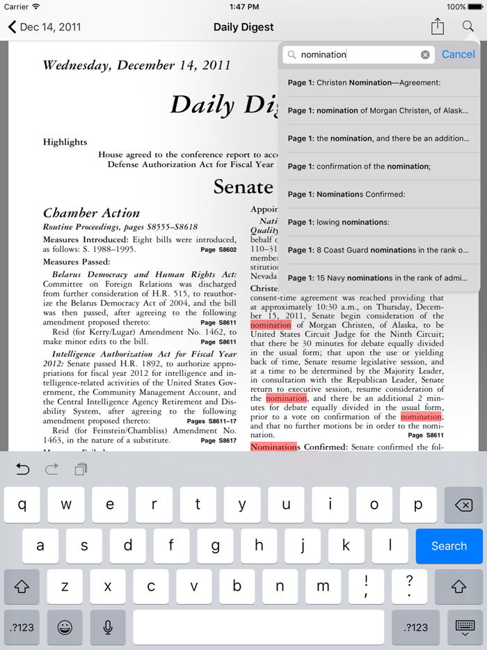 The Congressional Record